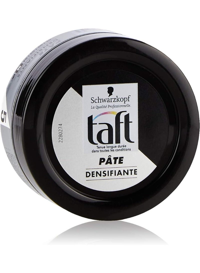 taft Hair Thickening Paste - Strong Hold - Long Lasting - 24-Hour Hold - Hair Styling - 75 ml Pot - Image 2